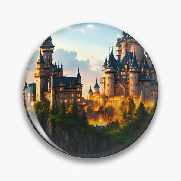 Artikelvorschau, Explore the Enchanted World of a Castle in a Magical Forest entworfen und verkauft von D3monic.