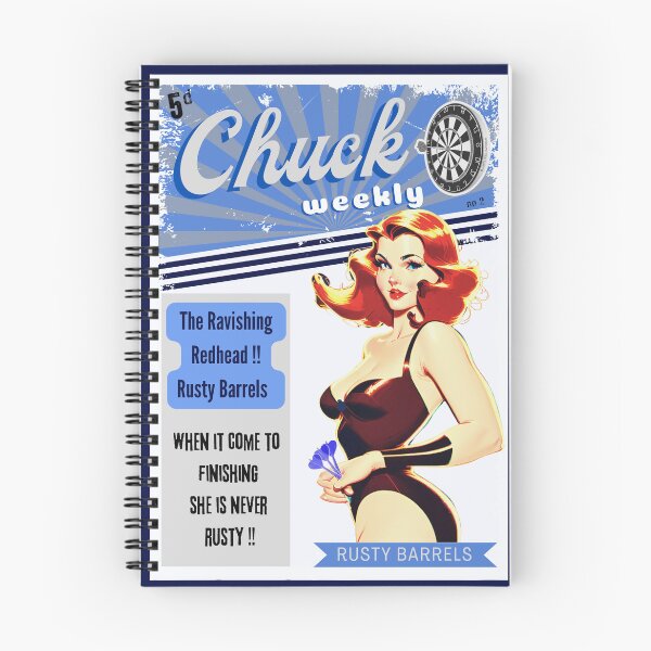 Item preview,  darts magazine chuck weekly Rusty Barrels designed and sold by freemancreative.