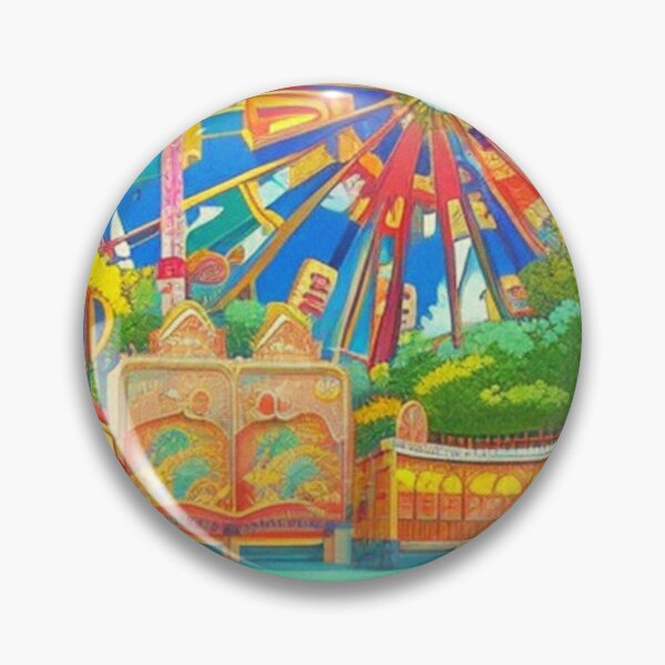 Item preview, Amusement Park Anime scenery designed and sold by hedoniism-shop.