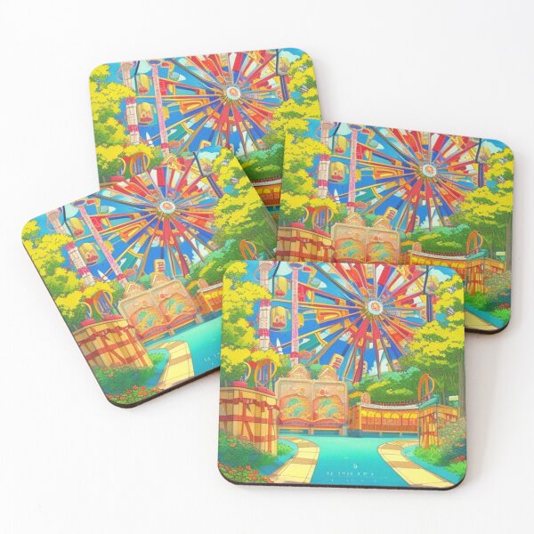 Item preview, Amusement Park Anime scenery designed and sold by hedoniism-shop.