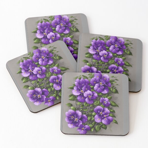Item preview, February Violets designed and sold by FamiliarPufferfish.
