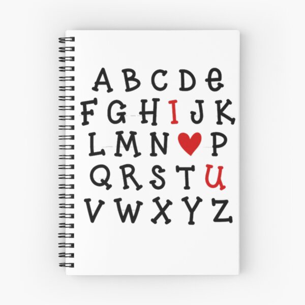 Aperçu de l'œuvre phabet ABC Je t'aime T-shirt Saint Valentin Coeur Cadeaux créée et vendue par FrankArt01.