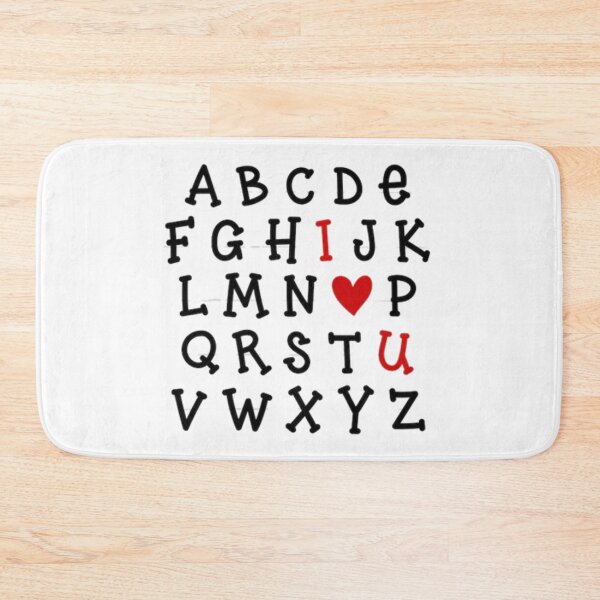 Item preview, phabet ABC I Love You T-Shirt Valentines Day Heart Gifts  designed and sold by FrankArt01.