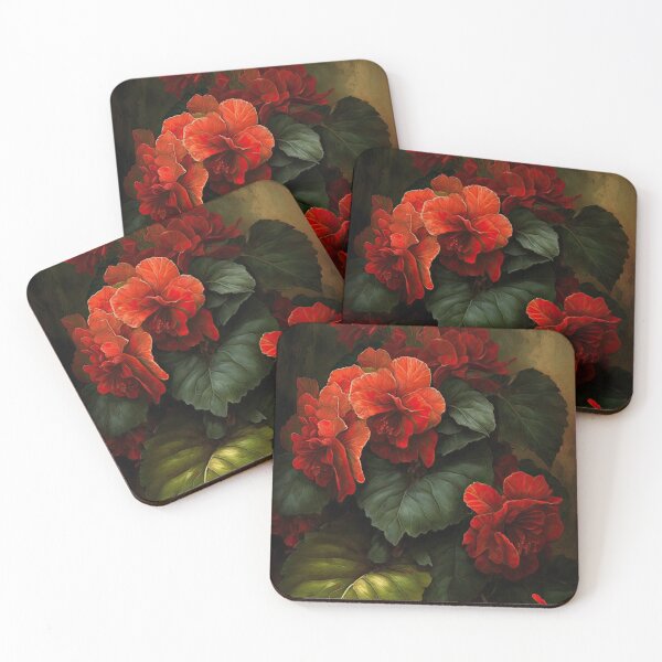 Aperçu de l'œuvre Red Begonias créée et vendue par Vanover Designs.