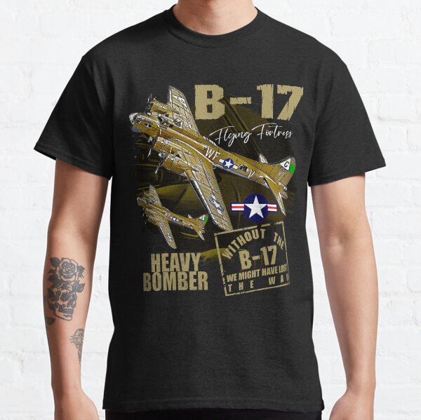 Vista previa del artículo con la obra «B-17 Flying Fortress pesado avión bombardero de la fuerza aérea estadounidense», diseñado y vendido por Aerolovers.