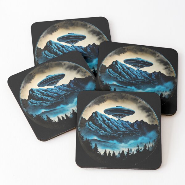 Item preview, Misty Mountain UFO | Cosmic Adventure designed and sold by francodelgrando.