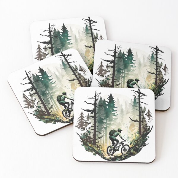 Item preview, Mountain Biking Through The Woods designed and sold by anthropaulogy.