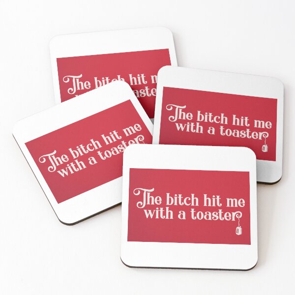 Item preview, The bitch hit me with a toaster Greeting Card designed and sold by seongdongmin.
