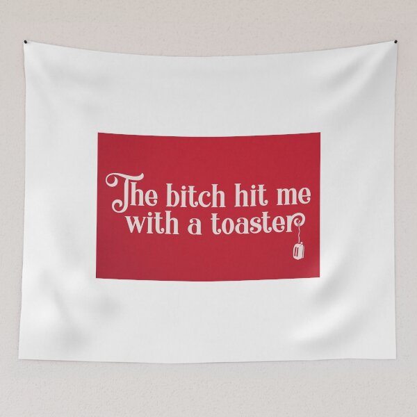 Item preview, The bitch hit me with a toaster Greeting Card designed and sold by seongdongmin.