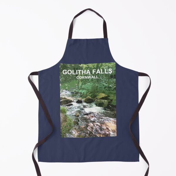 Item preview, Golitha Falls Liskeard Cornwall. Cornish gift. Travel poster designed and sold by BarbaraGlebska.