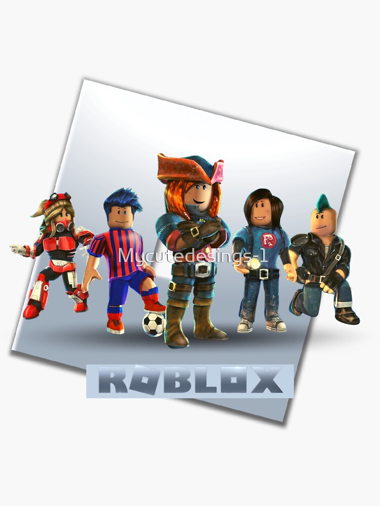 Roblox Man Face Sticker for Sale by Sticker-N-Stuff in 2023