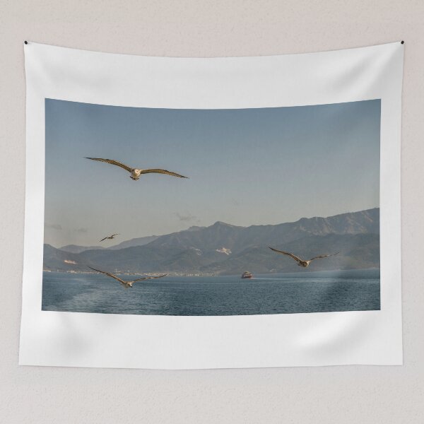 Item preview, Ferry boat in the sea, side view designed and sold by Radoslav Nedelchev.