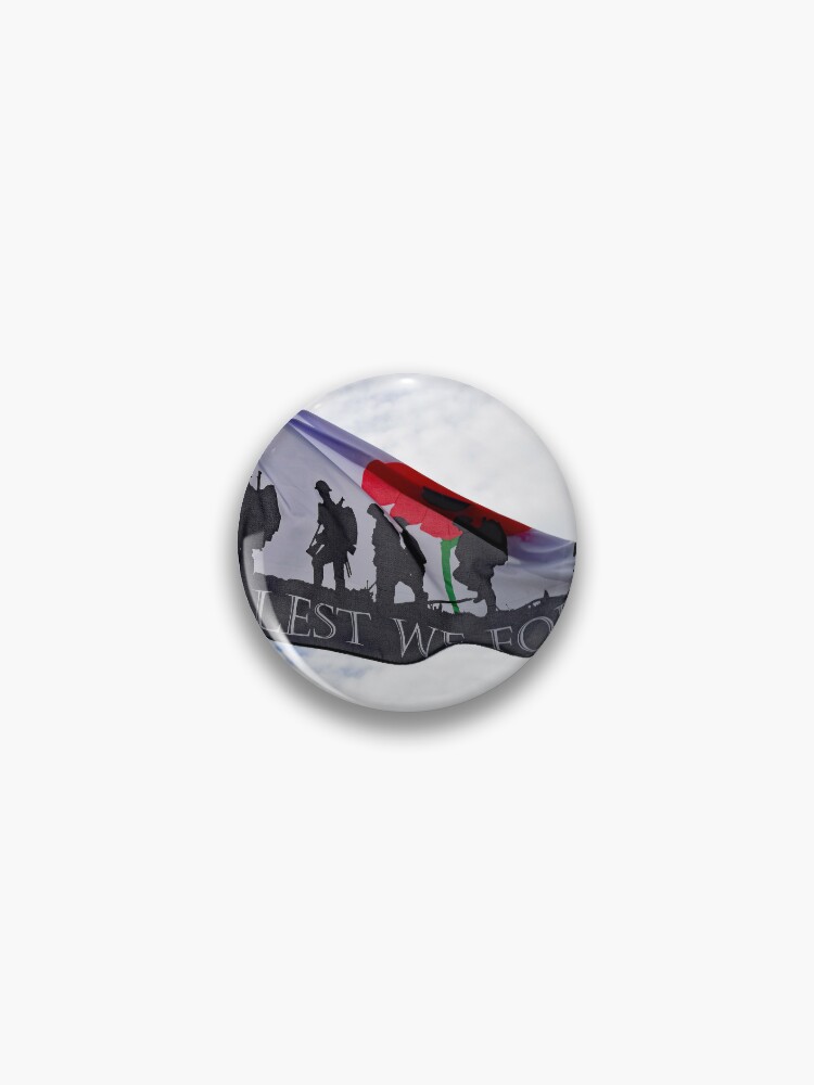 Lest We Forget Pin 