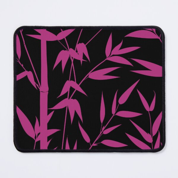 Item preview, Stylish Japanese Floral Pattern with Magenta Bamboo Leaves designed and sold by SoccaTamam.