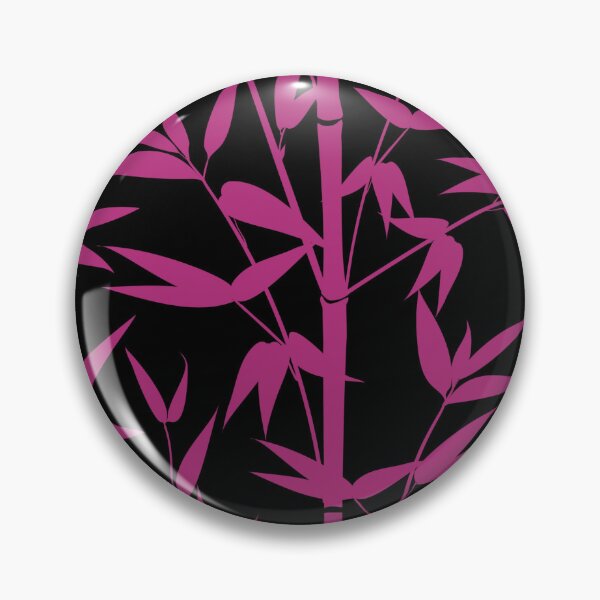 Item preview, Stylish Japanese Floral Pattern with Magenta Bamboo Leaves designed and sold by SoccaTamam.