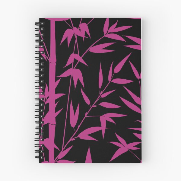 Item preview, Stylish Japanese Floral Pattern with Magenta Bamboo Leaves designed and sold by SoccaTamam.