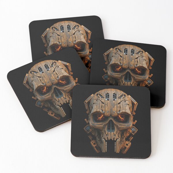 Item preview, Evil cyborg skull designed and sold by folskullyz.