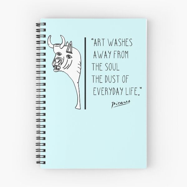Item preview, famous quote from Picasso designed and sold by BarbaraFarina.