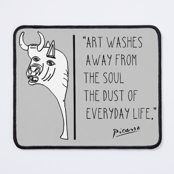 Item preview, famous quote from Picasso designed and sold by BarbaraFarina.