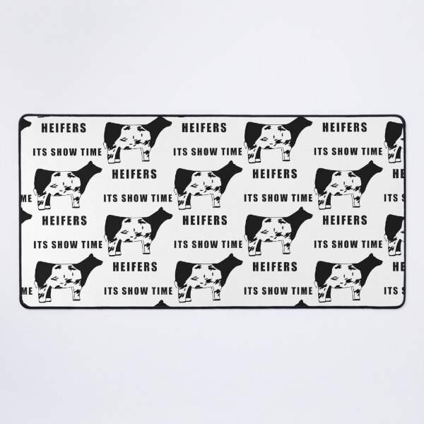 Item preview, ITS SHOW TIME HEIFERS Black and white designed and sold by Horsequeenozie.