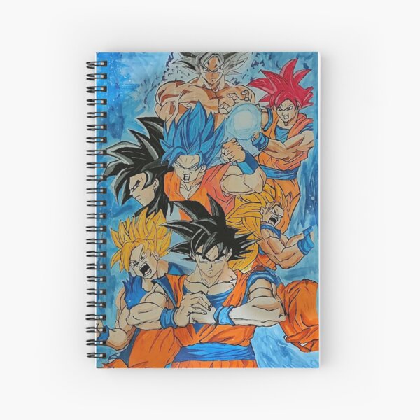 Goku super Saiyan blue Spiral Notebook by Amar Maruf - Pixels
