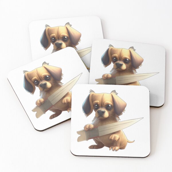 Item preview, Dog With Knife designed and sold by Binohshop.