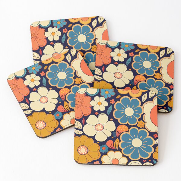 Item preview, Beautiful pattern of colorful flowers. designed and sold by CutePatternsRB.