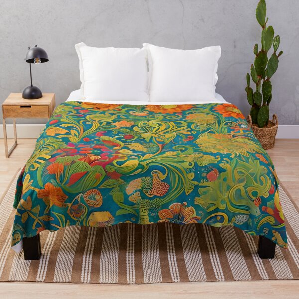 Item preview, Dreamland Wonders: An Intricate Floral Composition designed and sold by nouveaudecor.