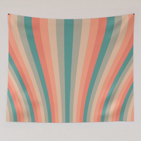 Item preview, Retro abstract multi color pattern designed and sold by SmashLights.