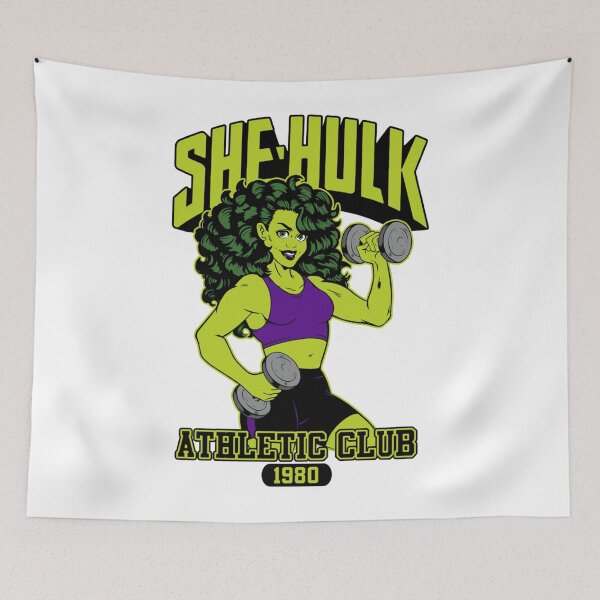 Artikelvorschau, She-Hulk Athletic Club Bunt entworfen und verkauft von gaphoplai258.