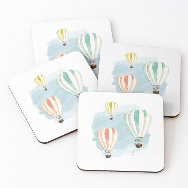 Item preview, Hot Air Balloons - Pastel designed and sold by Andrea Turner.