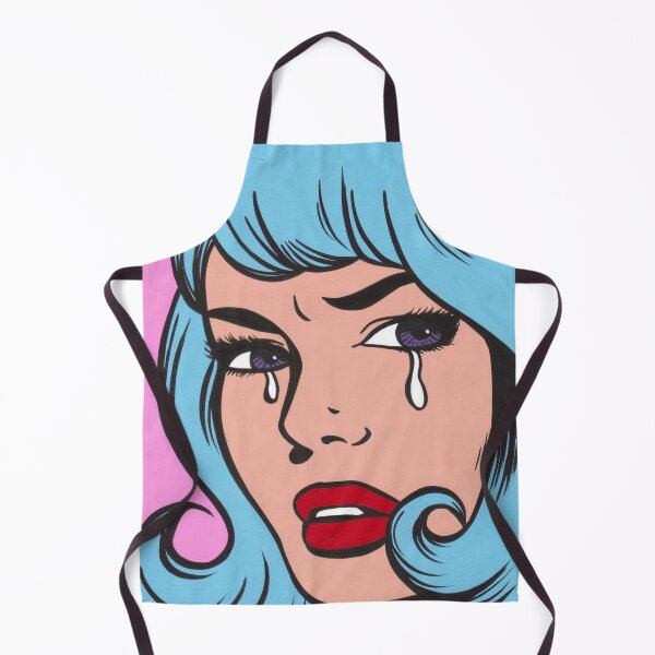 Item preview, Blue Curl Crying Comic Girl designed and sold by turddemon.