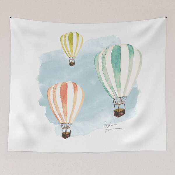 Item preview, Hot Air Balloons - Pastel designed and sold by Andrea Turner.