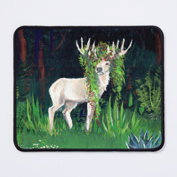 Item preview, the white stag designed and sold by The Raven's Landing.