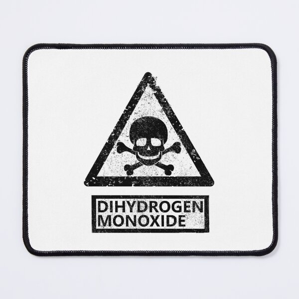 Item preview, Dihydrogen Monoxide warning with Skull designed and sold by Manoroma.