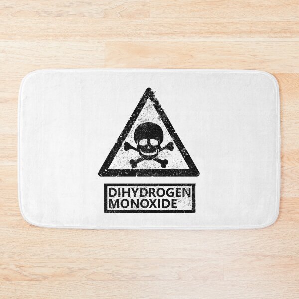 Item preview, Dihydrogen Monoxide warning with Skull designed and sold by Manoroma.