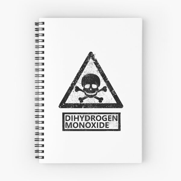 Item preview, Dihydrogen Monoxide warning with Skull designed and sold by Manoroma.