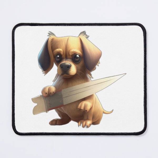 Item preview, Dog With Knife designed and sold by Binohshop.