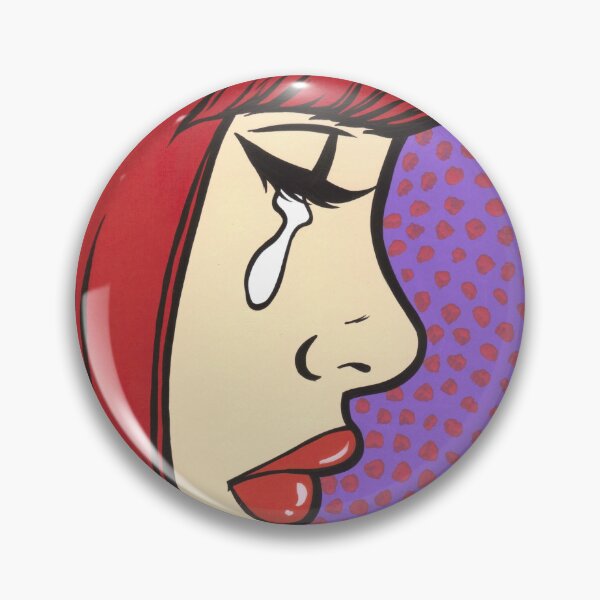 Item preview, Red Bangs Crying Comic Girl designed and sold by turddemon.