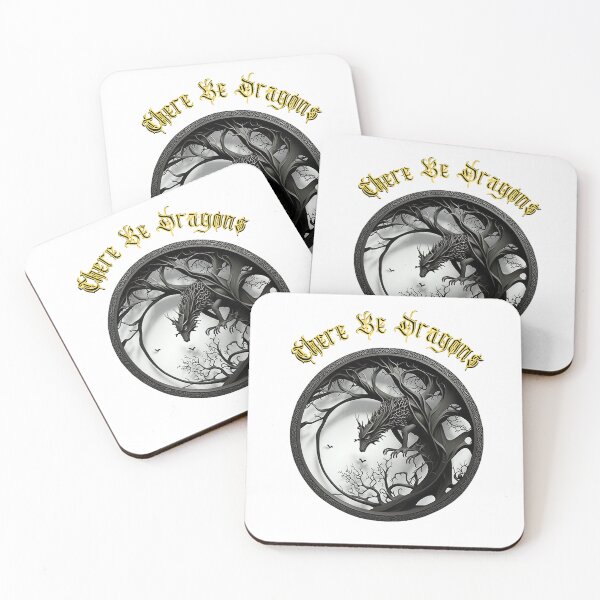 Item preview, There Be Dragons (Blk 02 of a series) designed and sold by SteampunkMoai.