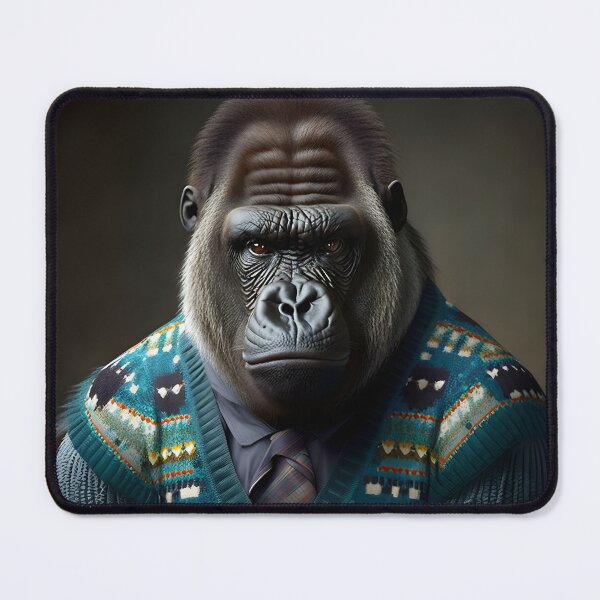 Item preview, Gorilla in a Sweater - Animal Art designed and sold by Chrisjeffries24.