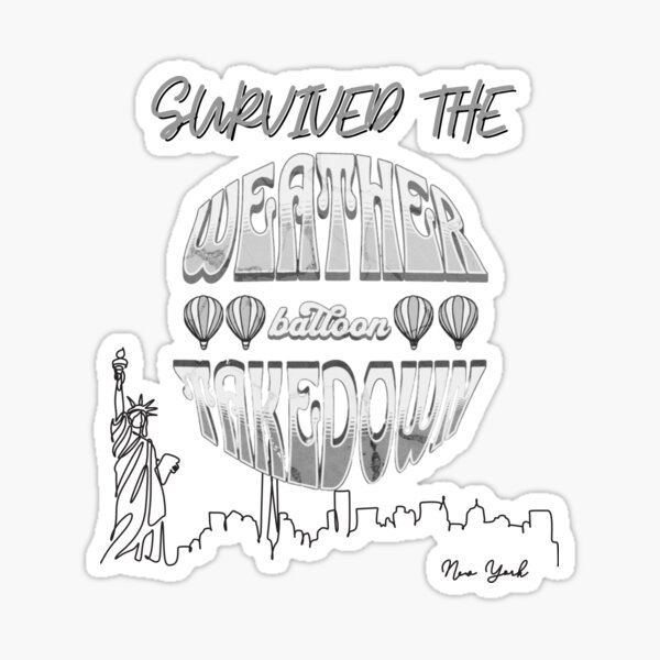 The Hot Air Balloon Sticker