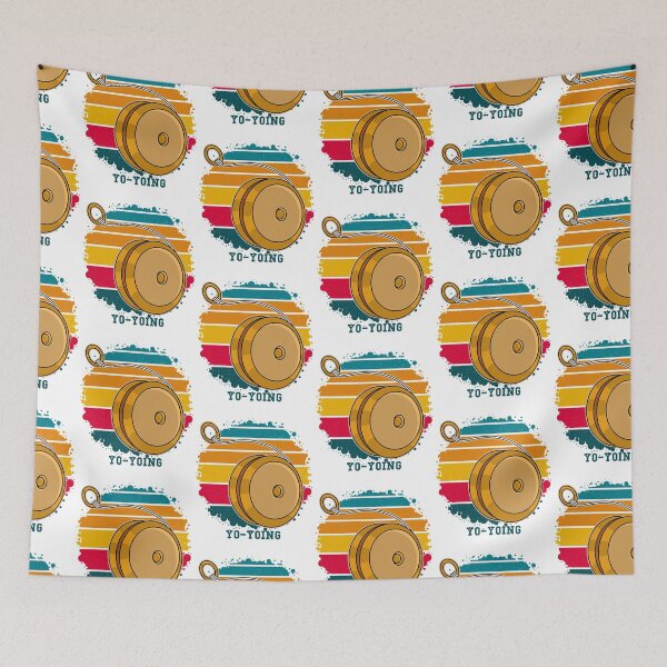 Item preview, Retro yoyo world, nostalgic art designed and sold by Design_for_merch.