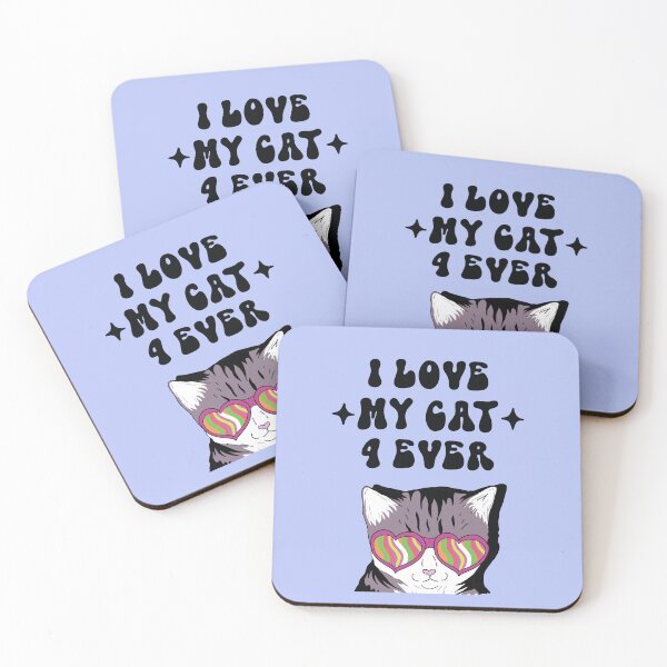 Item preview, I love my cat 4 ever designed and sold by Nelelelen.