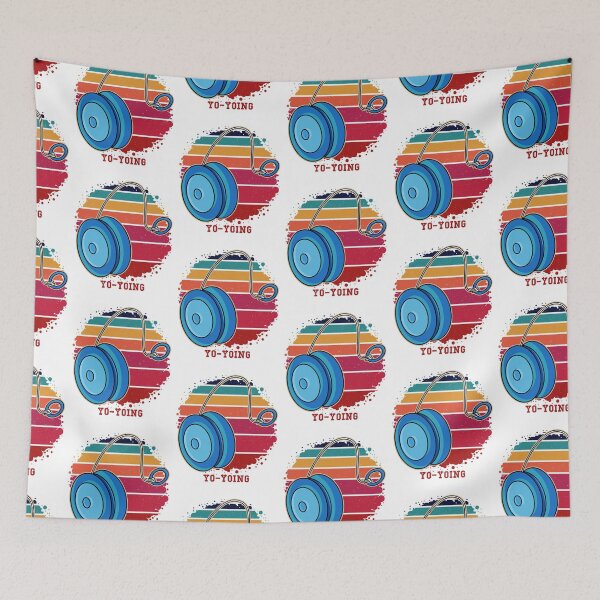 Item preview, Retro yoyo world, nostalgic art designed and sold by Design_for_merch.