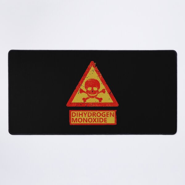 Item preview, Dihydrogen Monoxide warning sign with Skull designed and sold by Manoroma.