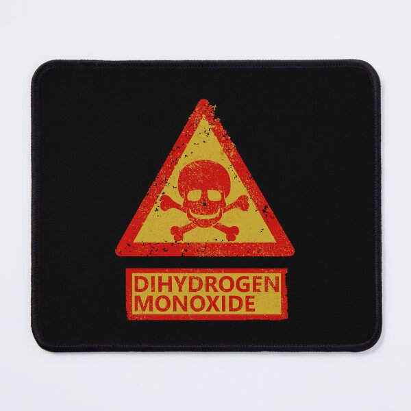 Item preview, Dihydrogen Monoxide warning sign with Skull designed and sold by Manoroma.