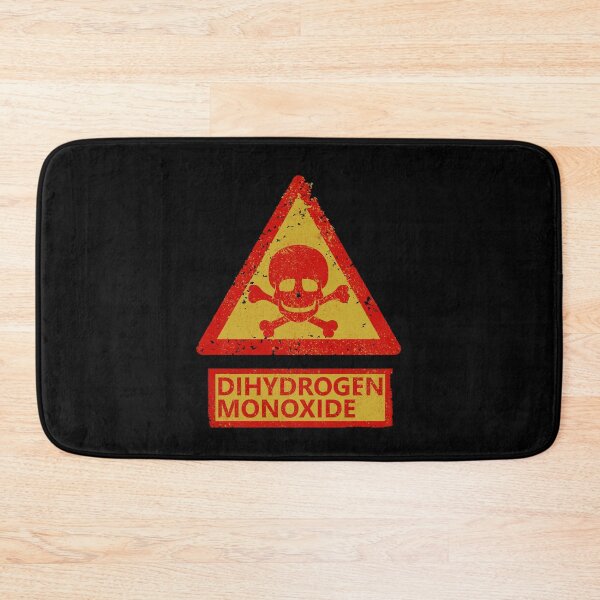 Item preview, Dihydrogen Monoxide warning sign with Skull designed and sold by Manoroma.
