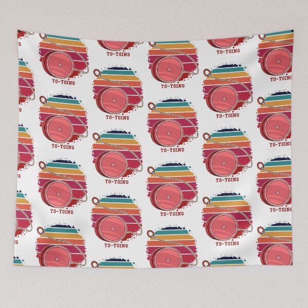 Item preview, retro yoyo world, nostalgic art designed and sold by Design_for_merch.