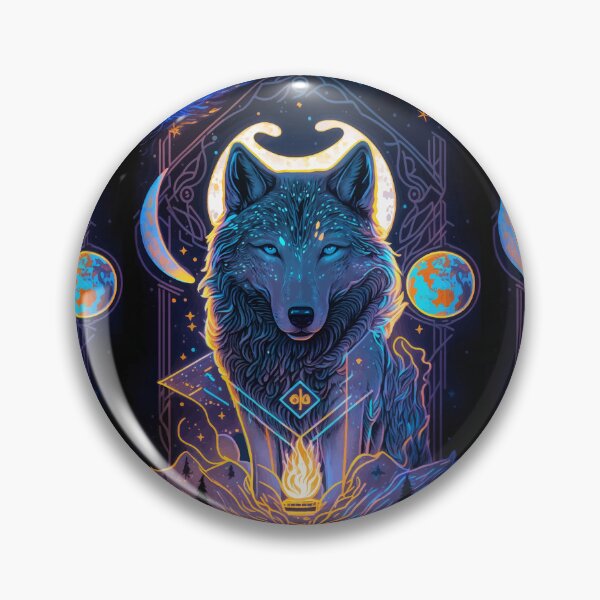 Item preview, Wolves at night glowing tarot designed and sold by Visual-wallart.